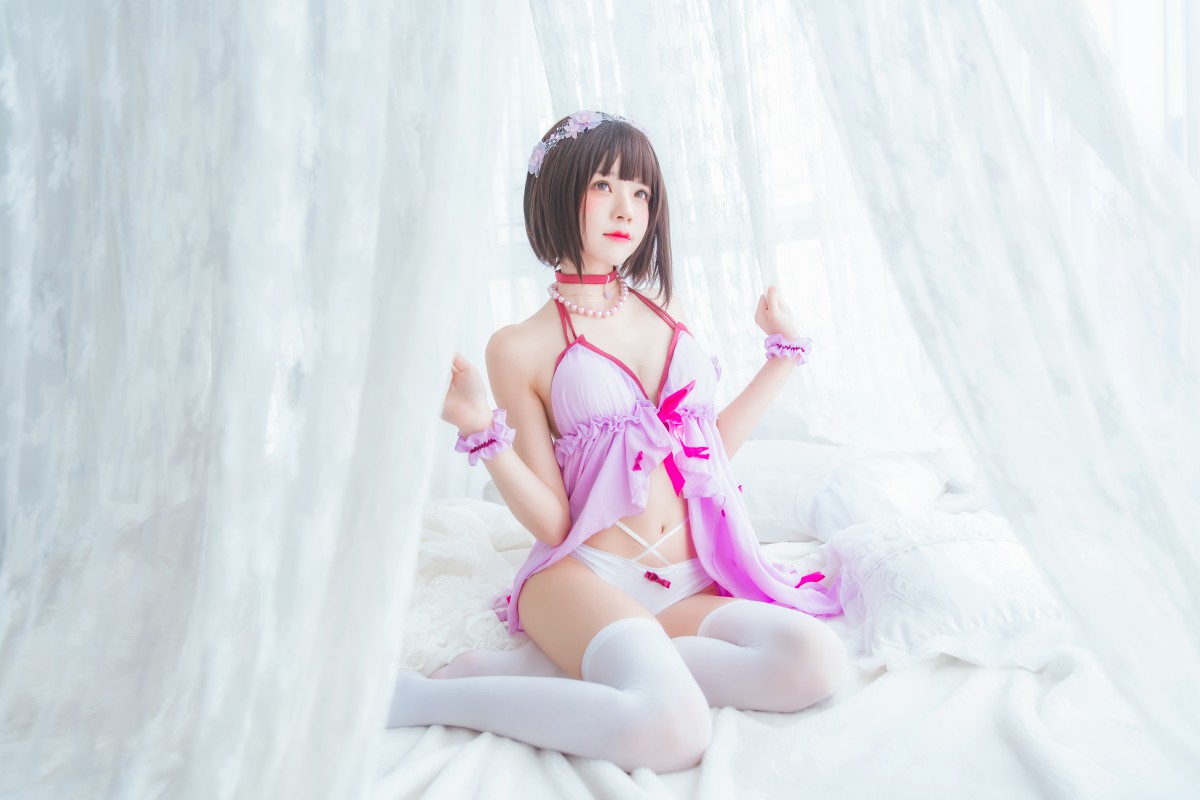 萝莉风COS 桜桃喵 – 加藤惠系列之小睡裙 – COSPLAY