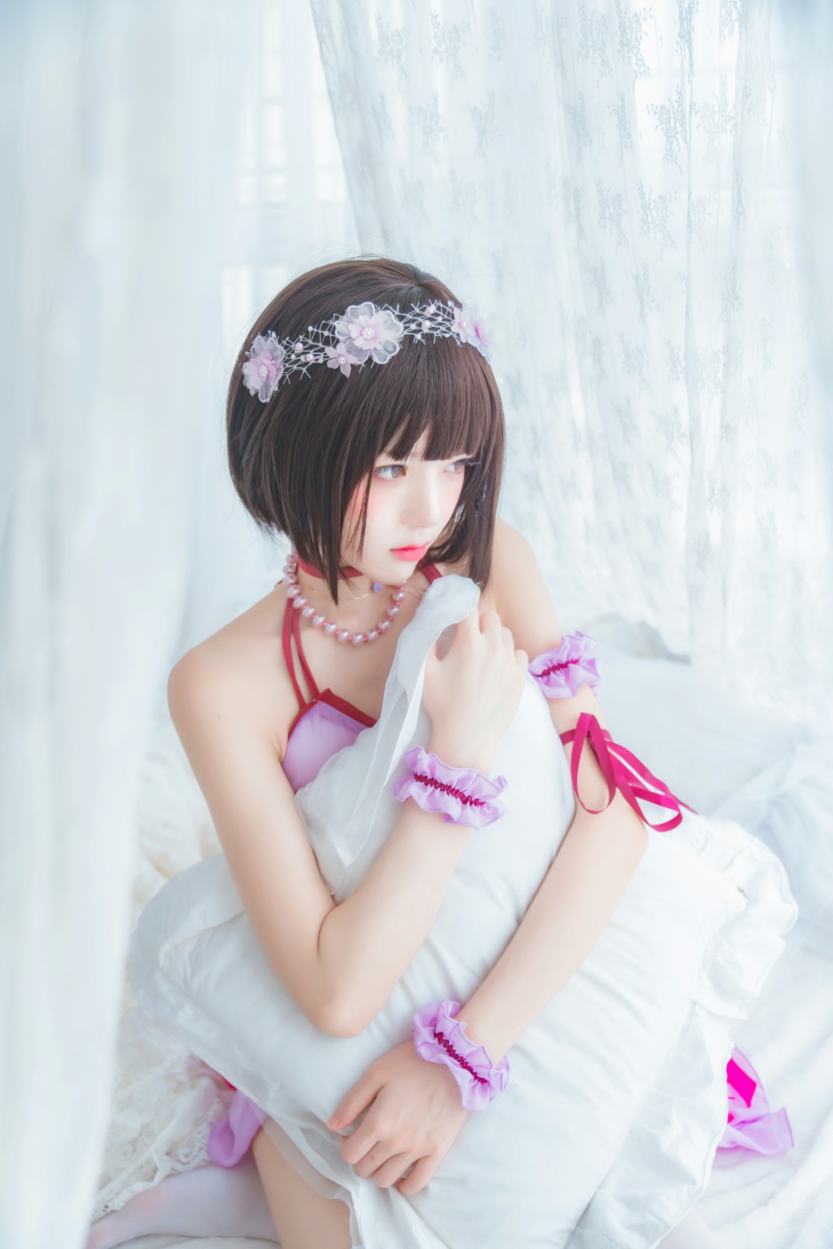萝莉风COS 桜桃喵 – 加藤惠系列之小睡裙 – COSPLAY