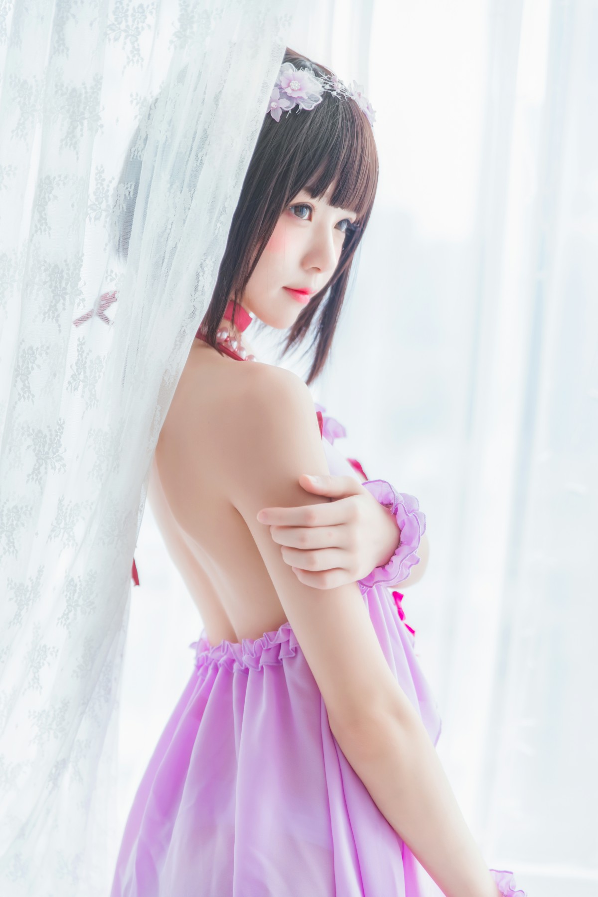 萝莉风COS 桜桃喵 – 加藤惠系列之小睡裙 – COSPLAY