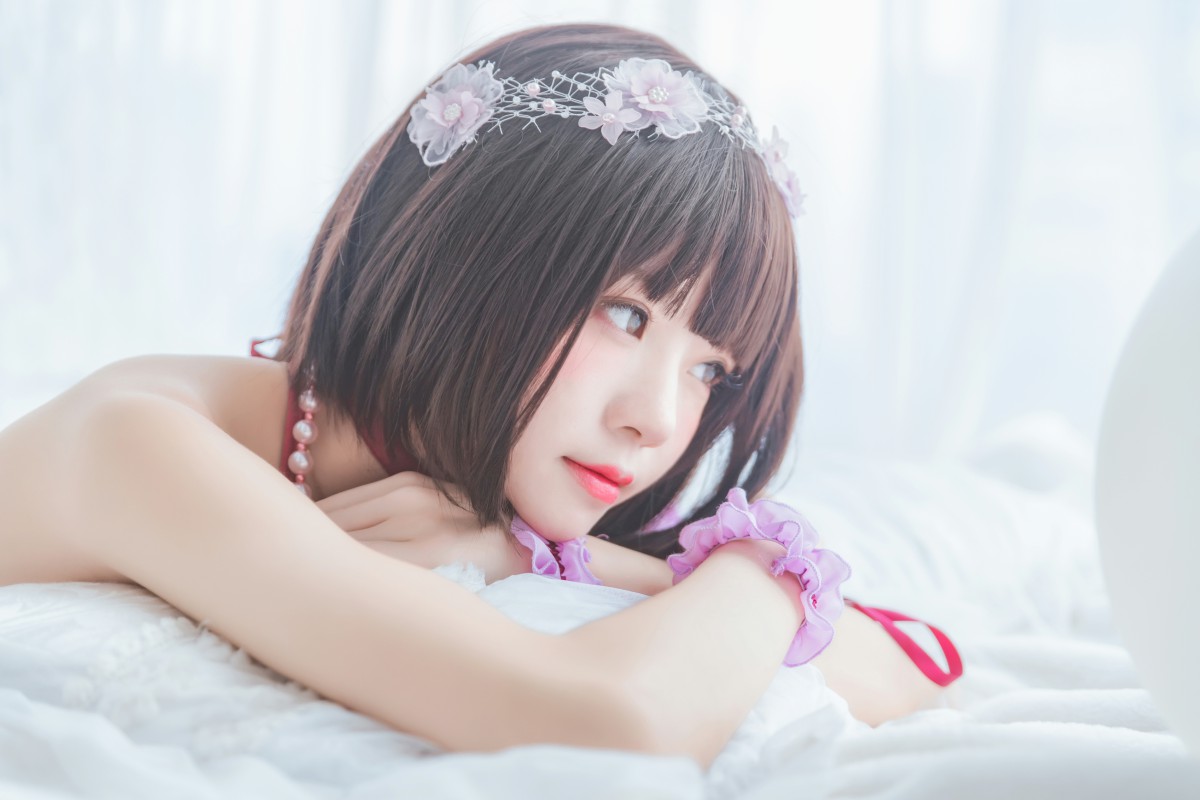 萝莉风COS 桜桃喵 – 加藤惠系列之小睡裙 – COSPLAY