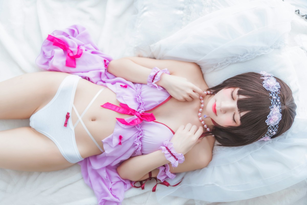 萝莉风COS 桜桃喵 – 加藤惠系列之小睡裙 – COSPLAY