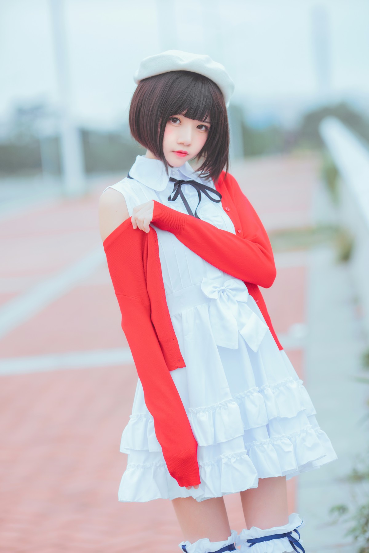 萝莉风COS 桜桃喵 – 加藤惠系列之常服 – COSPLAY