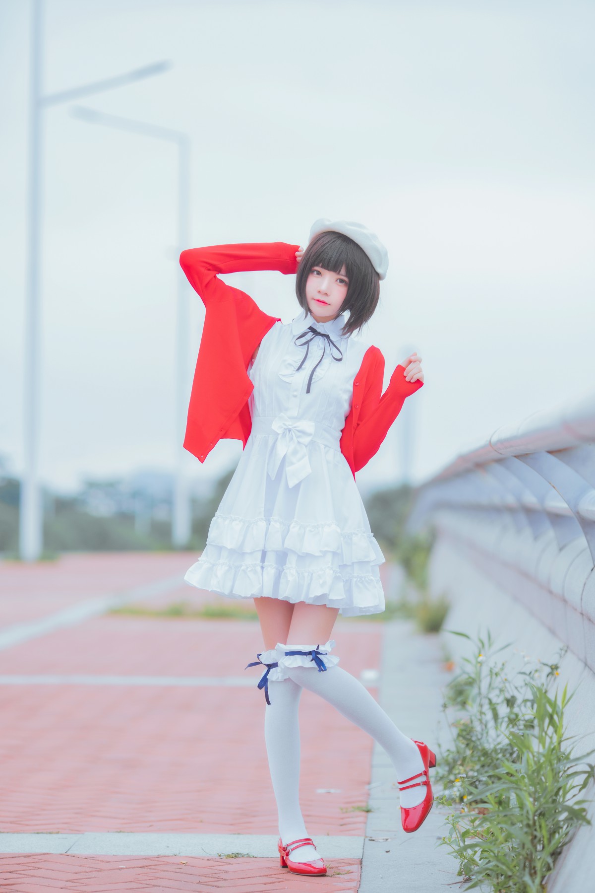 萝莉风COS 桜桃喵 – 加藤惠系列之常服 – COSPLAY