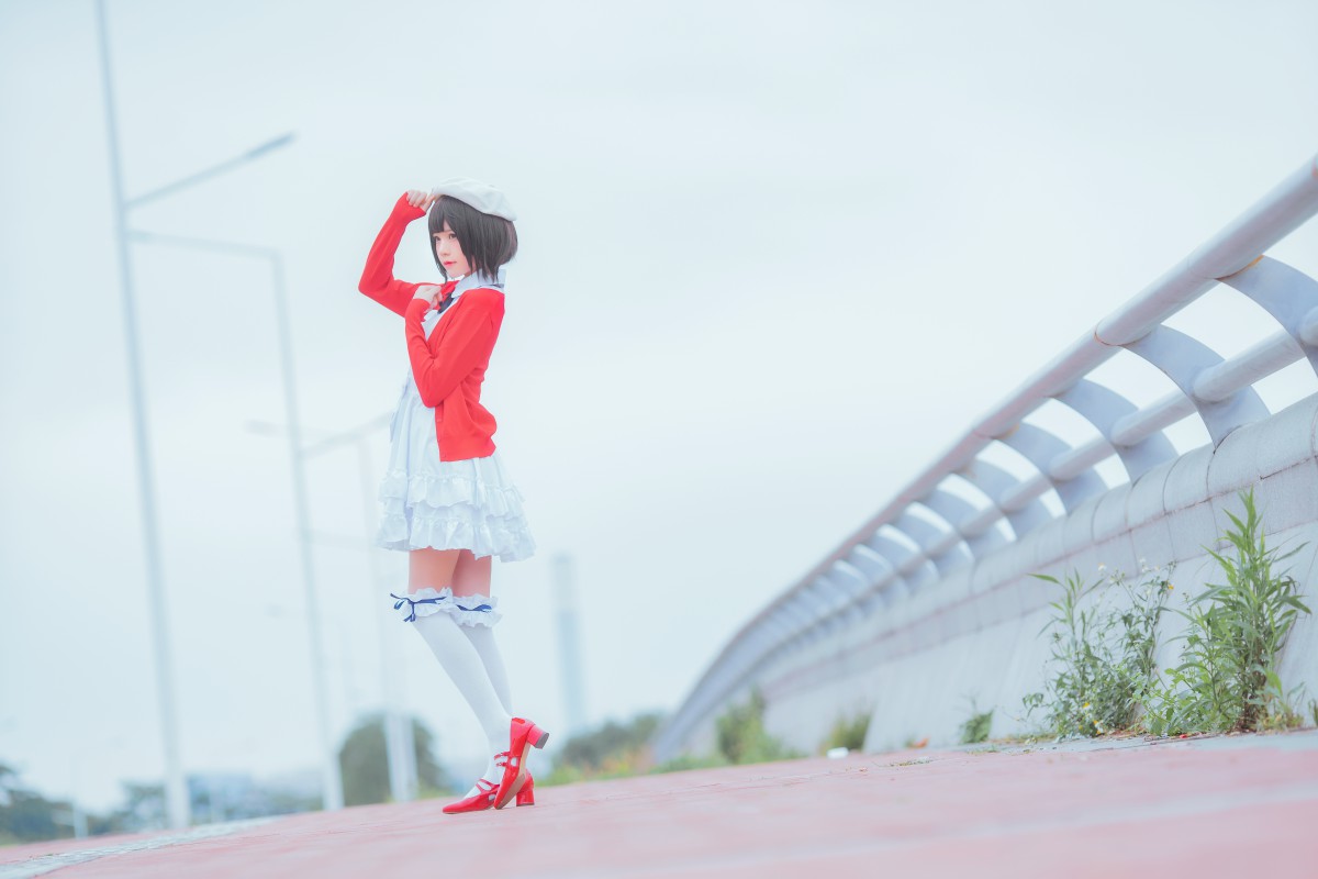萝莉风COS 桜桃喵 – 加藤惠系列之常服 – COSPLAY