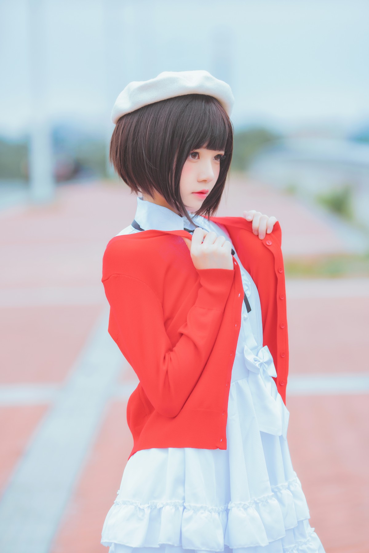 萝莉风COS 桜桃喵 – 加藤惠系列之常服 – COSPLAY