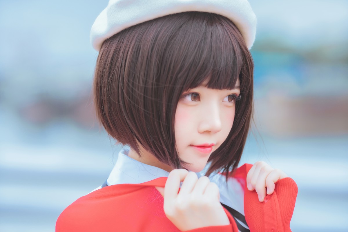 萝莉风COS 桜桃喵 – 加藤惠系列之常服 – COSPLAY