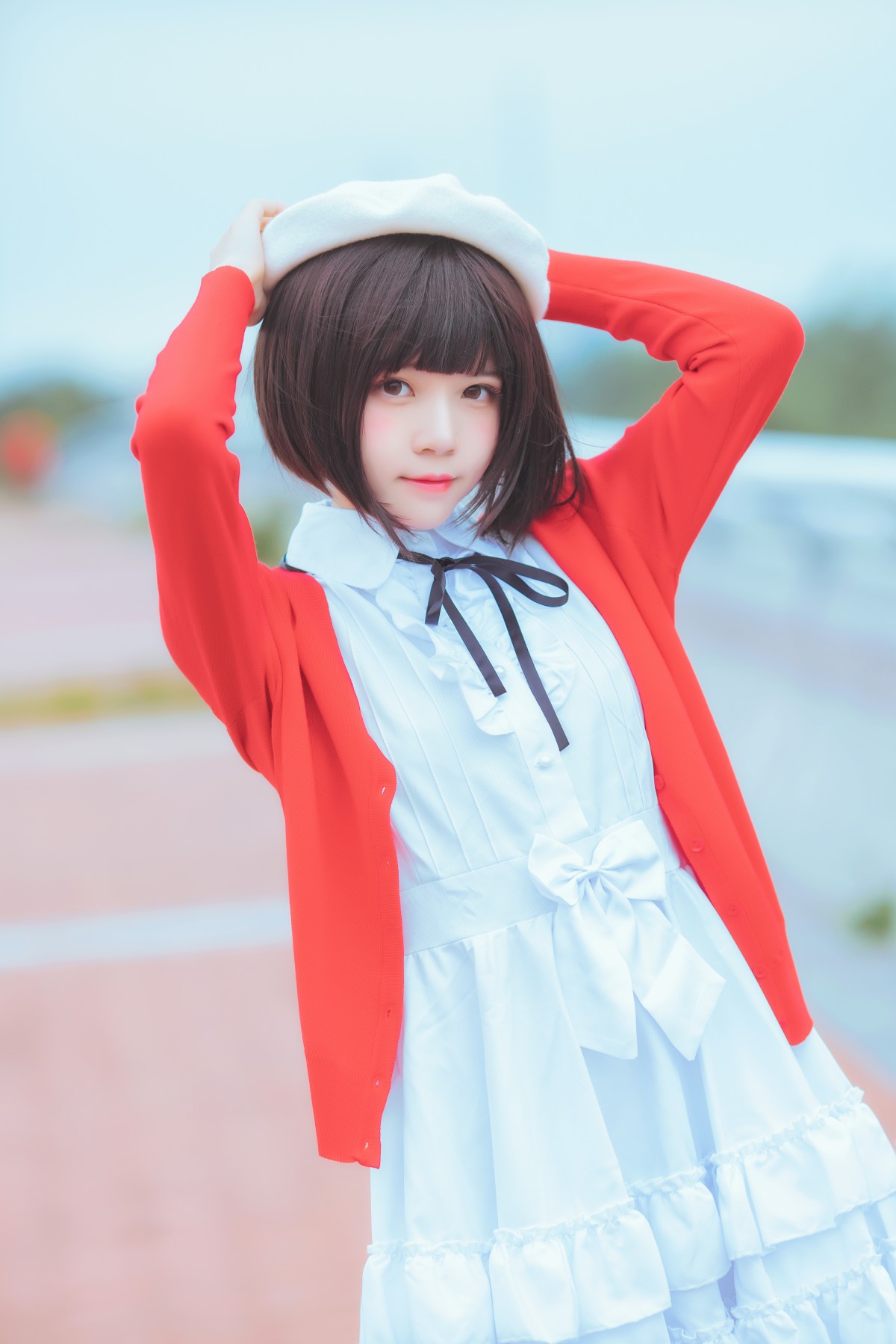 萝莉风COS 桜桃喵 – 加藤惠系列之常服 – COSPLAY