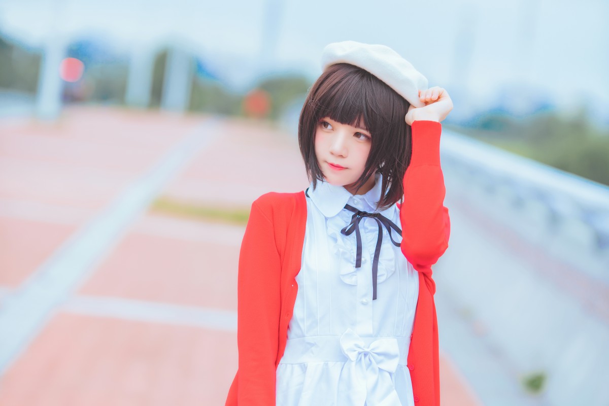 萝莉风COS 桜桃喵 – 加藤惠系列之常服 – COSPLAY