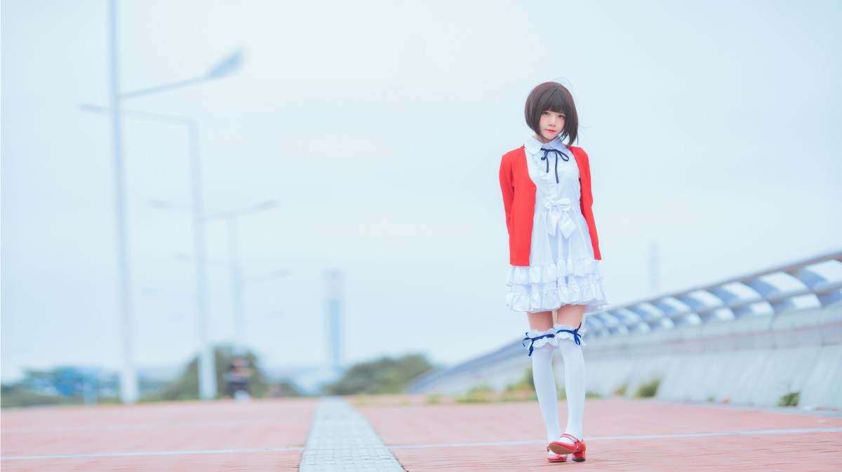 萝莉风COS 桜桃喵 – 加藤惠系列之常服 – COSPLAY