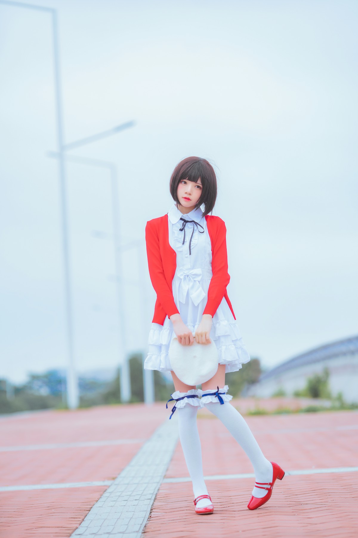 萝莉风COS 桜桃喵 – 加藤惠系列之常服 – COSPLAY