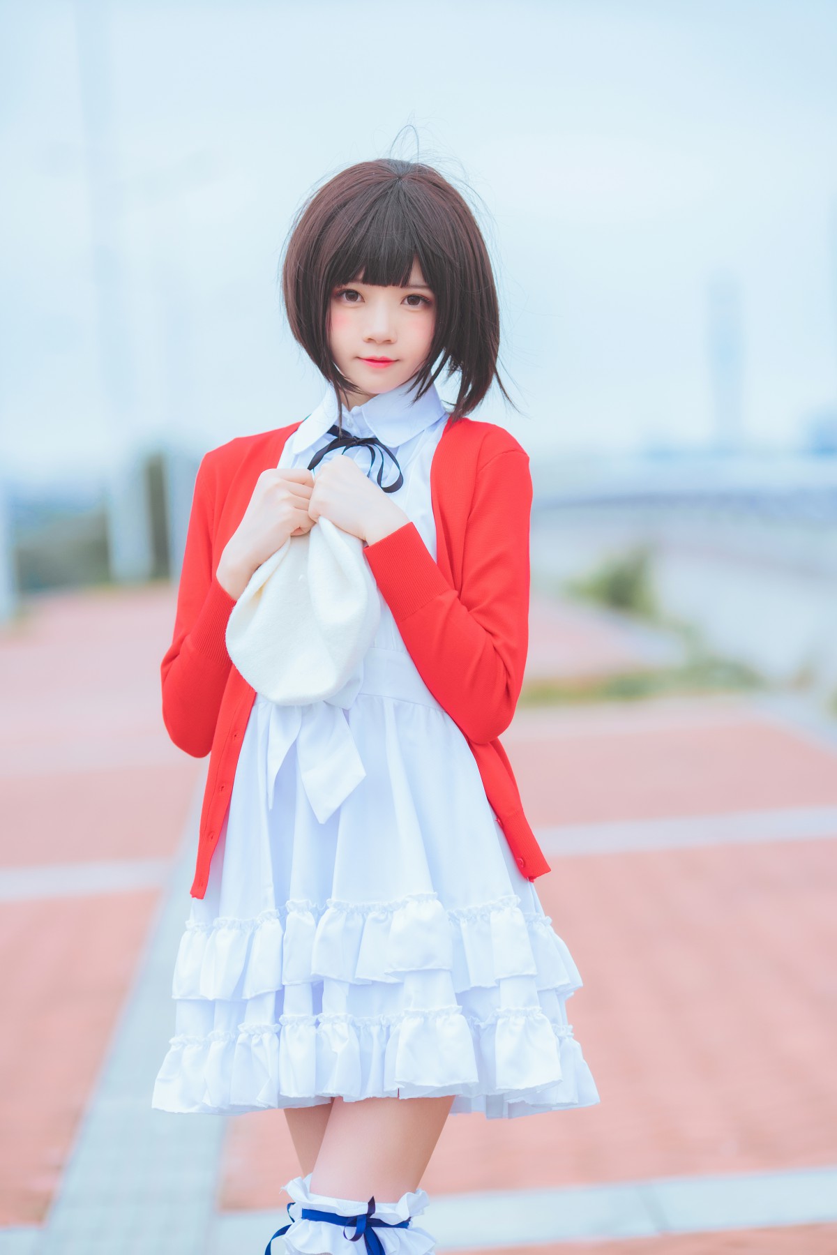 萝莉风COS 桜桃喵 – 加藤惠系列之常服 – COSPLAY