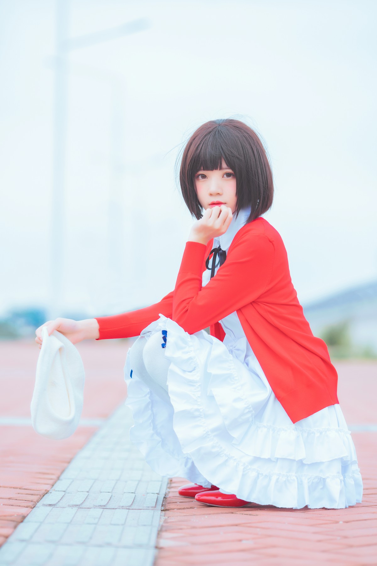 萝莉风COS 桜桃喵 – 加藤惠系列之常服 – COSPLAY