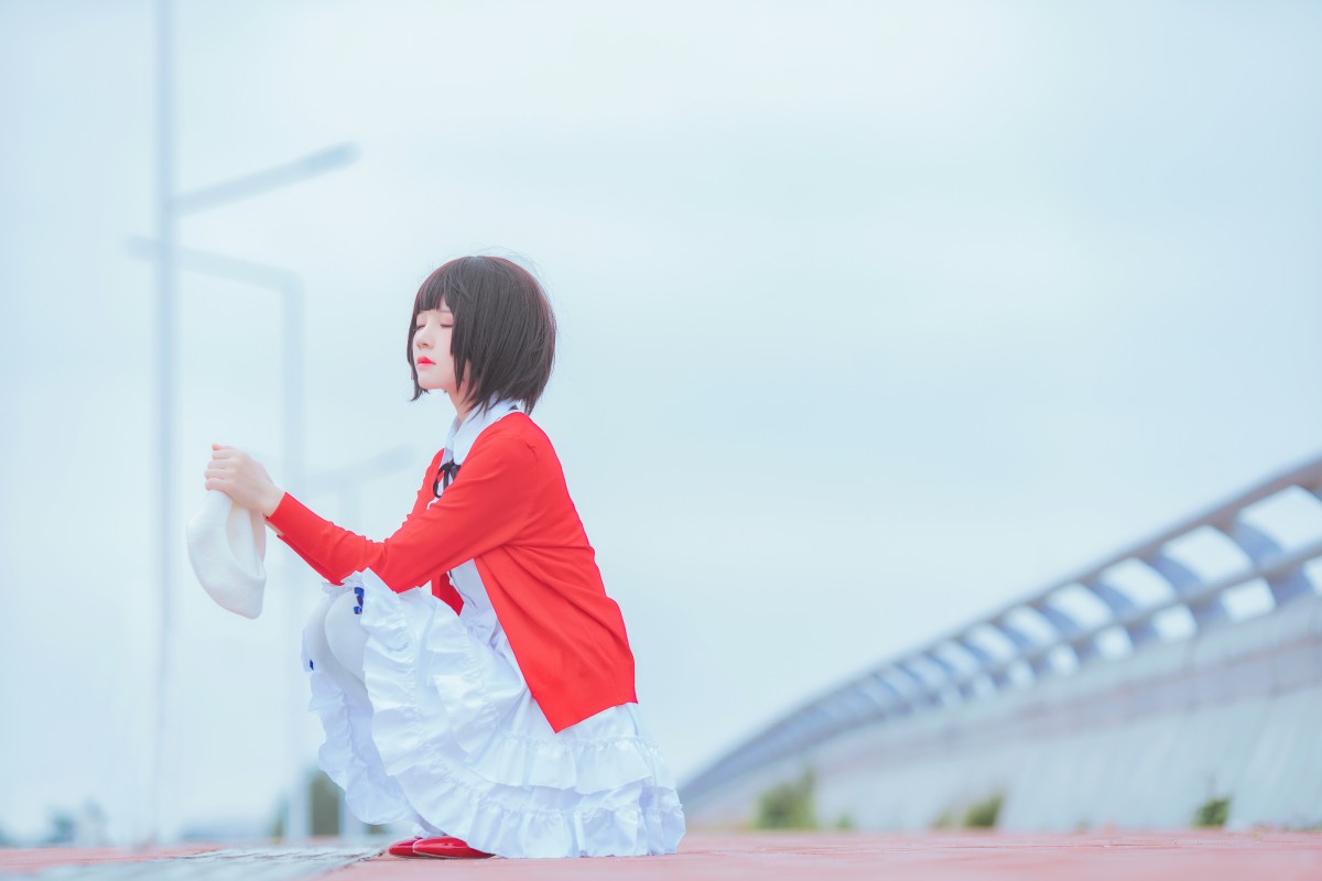 萝莉风COS 桜桃喵 – 加藤惠系列之常服 – COSPLAY