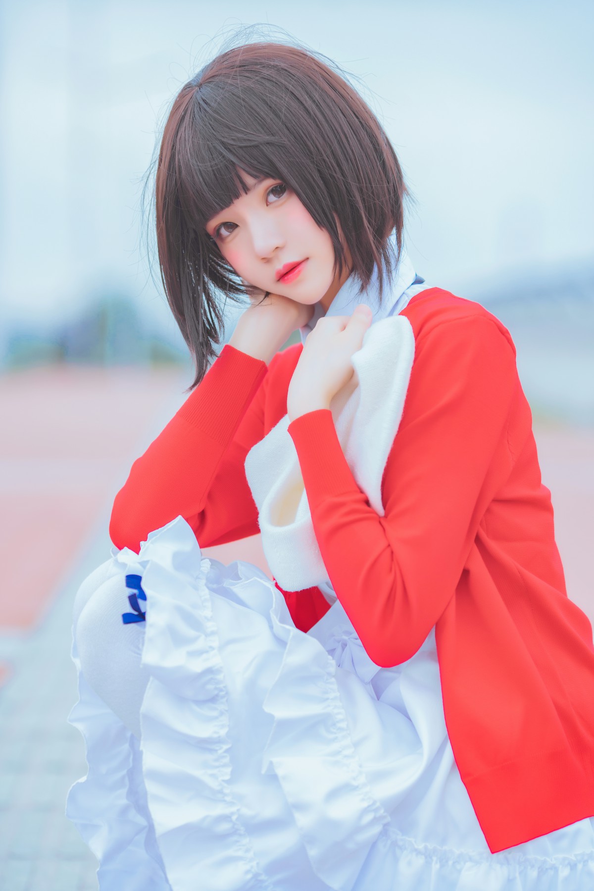 萝莉风COS 桜桃喵 – 加藤惠系列之常服 – COSPLAY