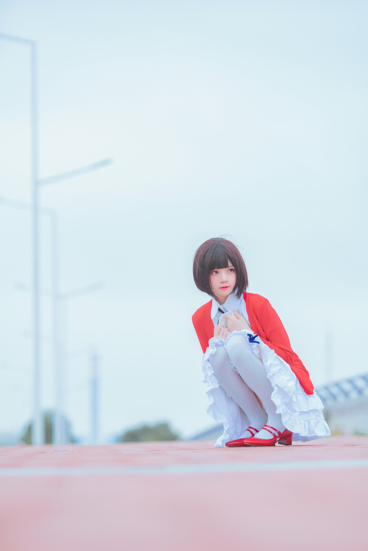 萝莉风COS 桜桃喵 – 加藤惠系列之常服 – COSPLAY