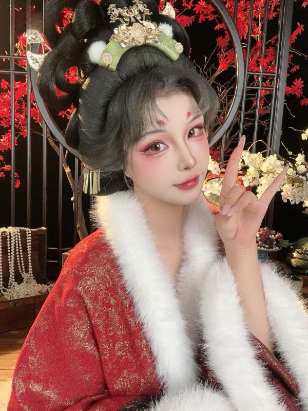 yuuhui玉汇 – 妲己Daji the Fox：红色古风狐妖大尺度 42P-御萝部落