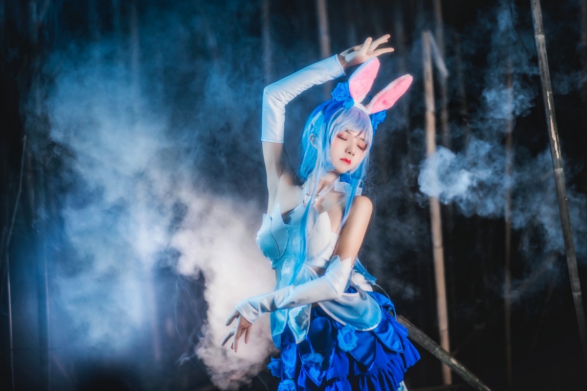 萝莉风COS 桜桃喵 – 花间舞 – COSPLAY