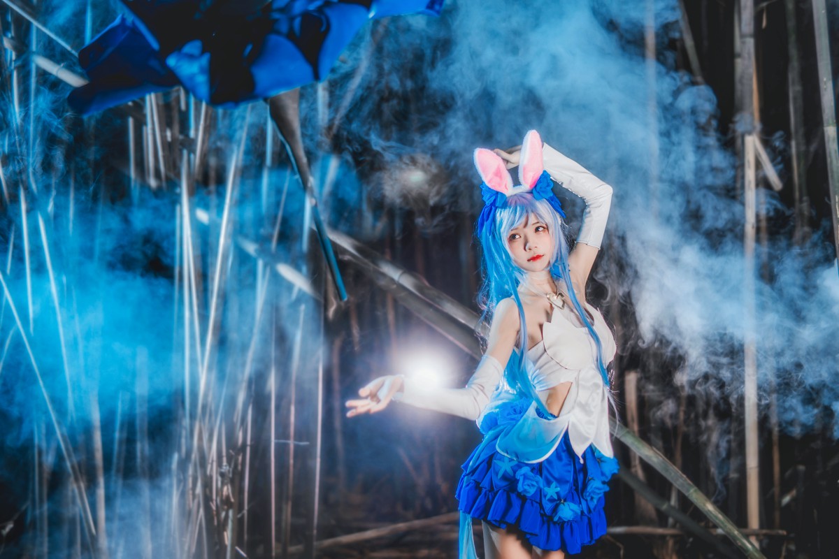 萝莉风COS 桜桃喵 – 花间舞 – COSPLAY