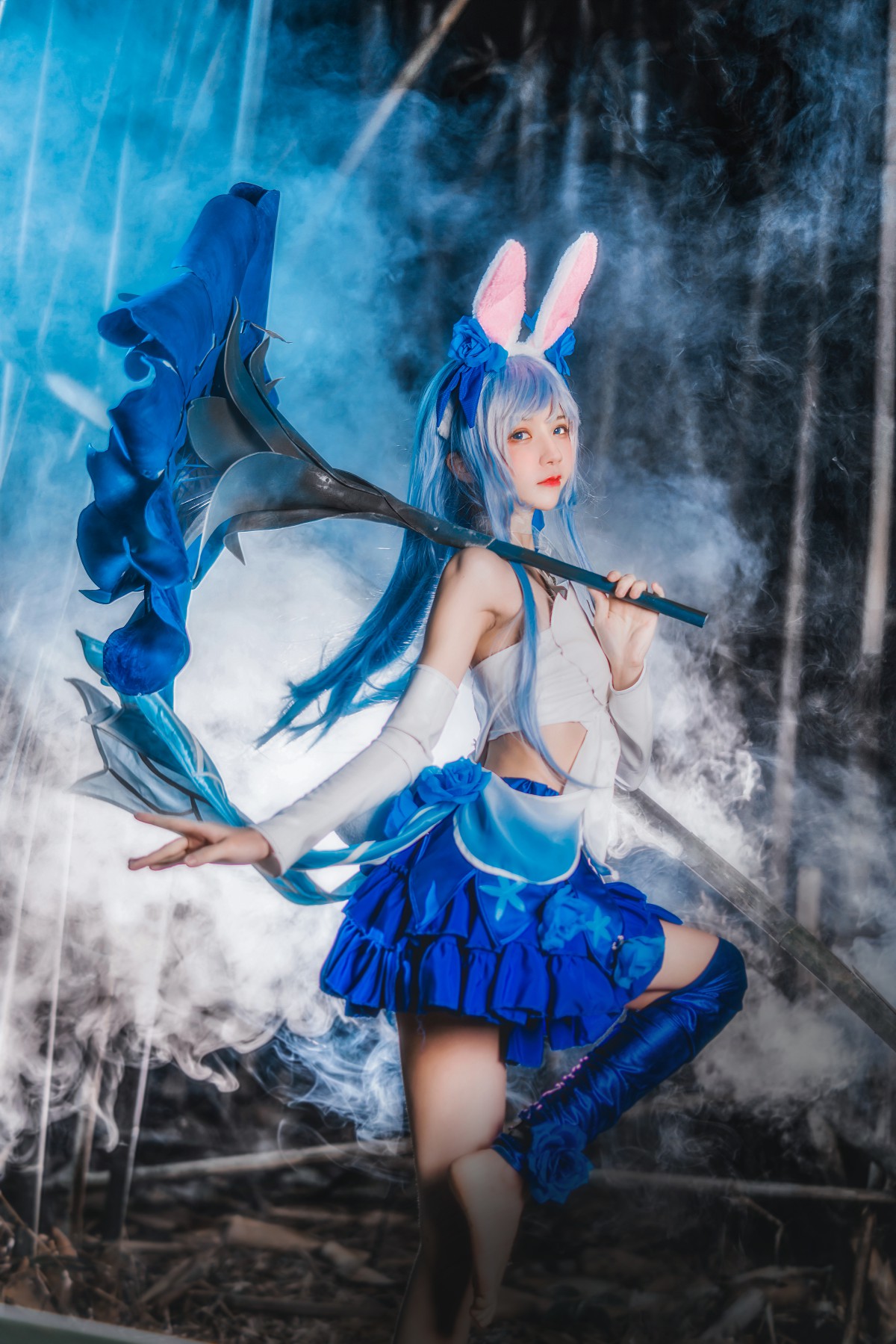萝莉风COS 桜桃喵 – 花间舞 – COSPLAY