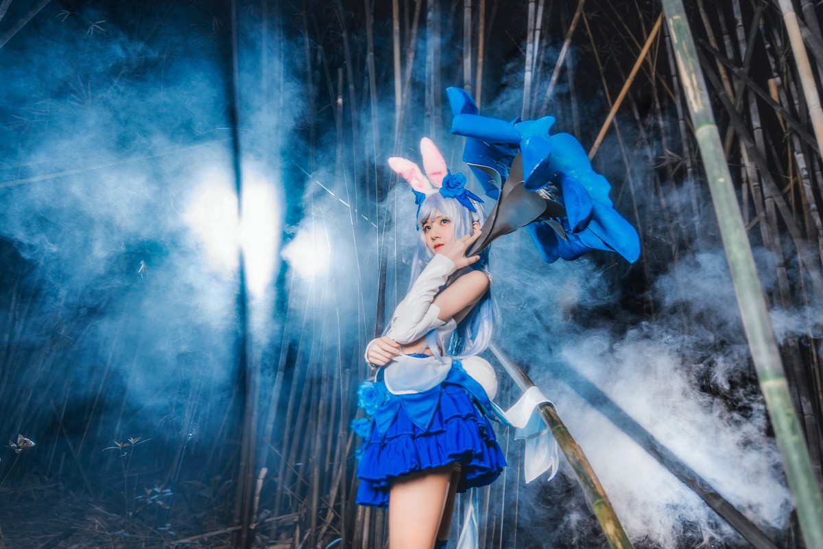 萝莉风COS 桜桃喵 – 花间舞 – COSPLAY