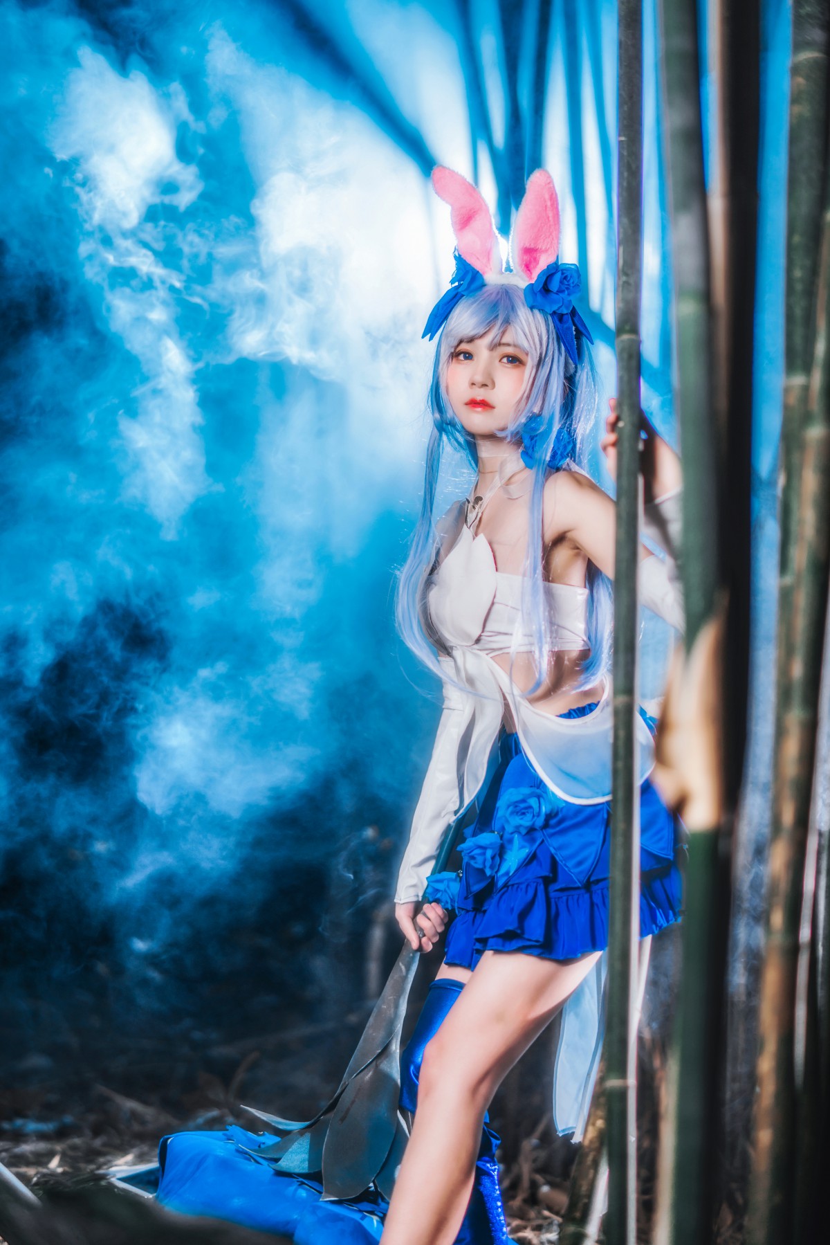 萝莉风COS 桜桃喵 – 花间舞 – COSPLAY