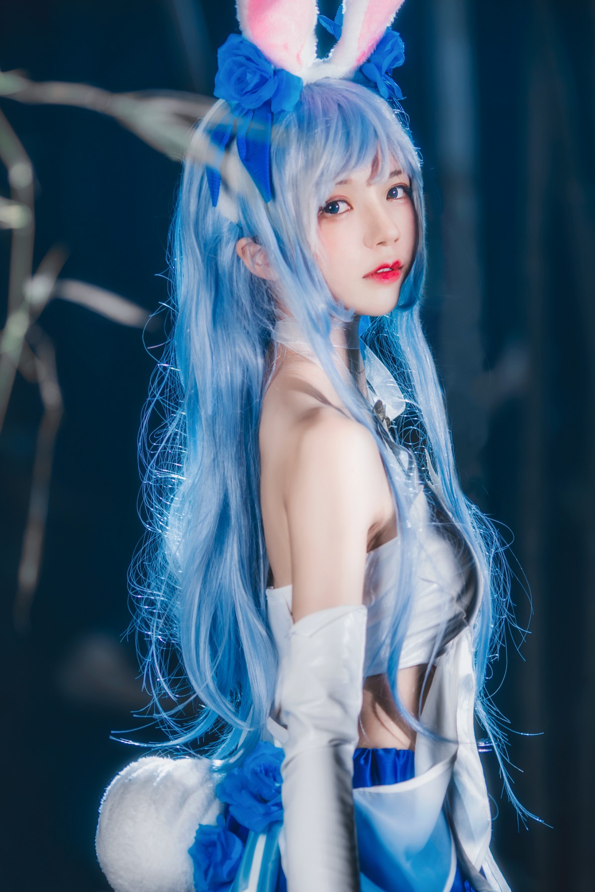 萝莉风COS 桜桃喵 – 花间舞 – COSPLAY