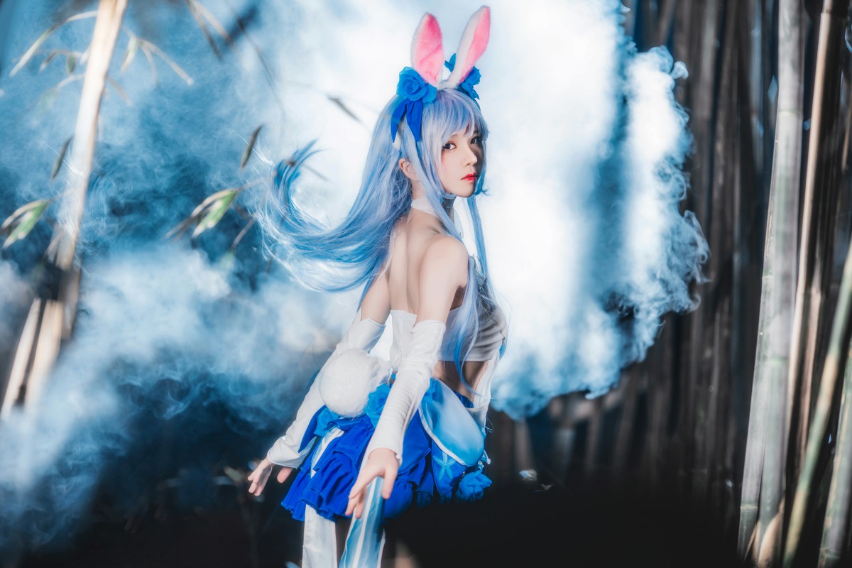 萝莉风COS 桜桃喵 – 花间舞 – COSPLAY
