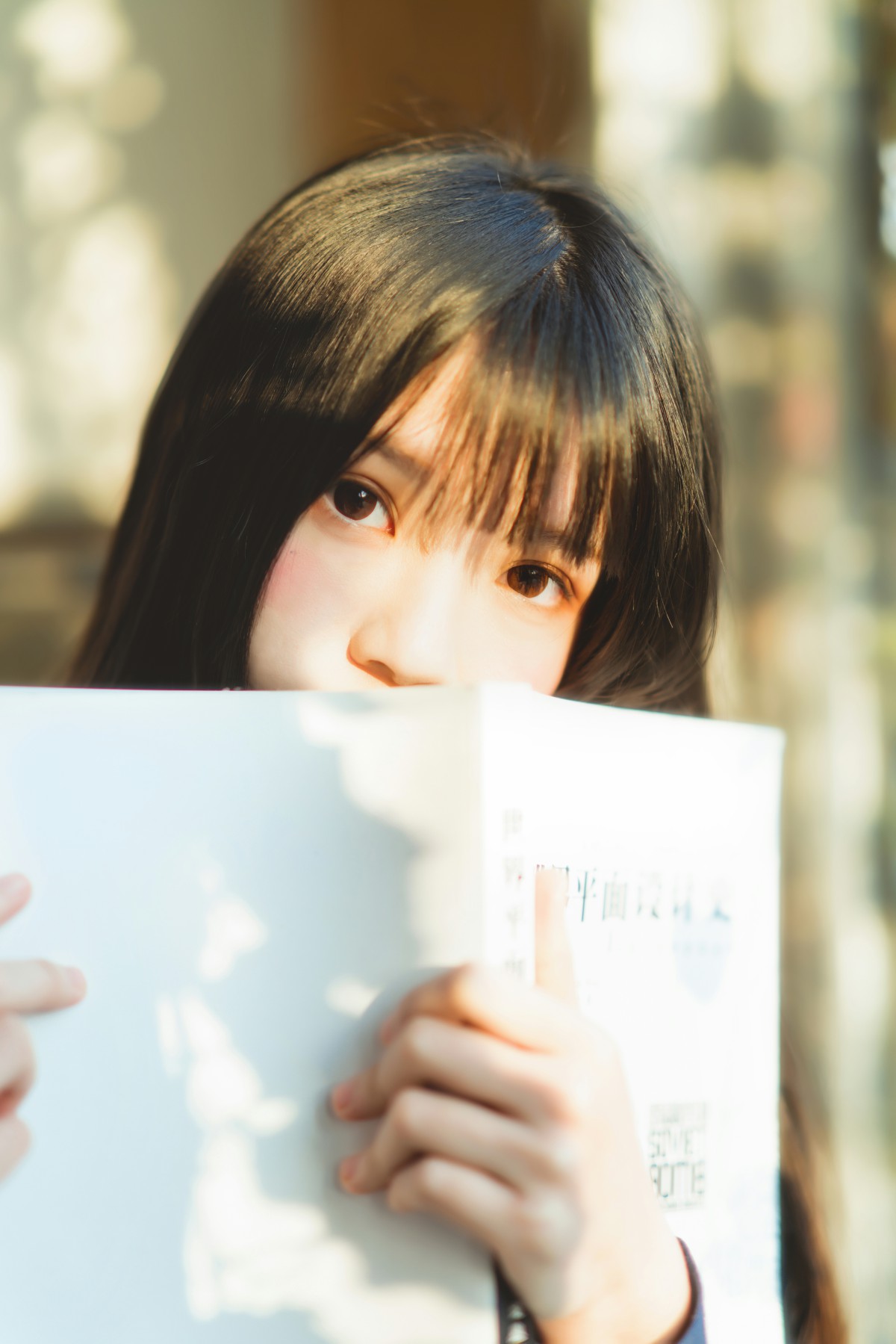 萝莉风COS 桜桃喵 – 黑色水手服 – COSPLAY