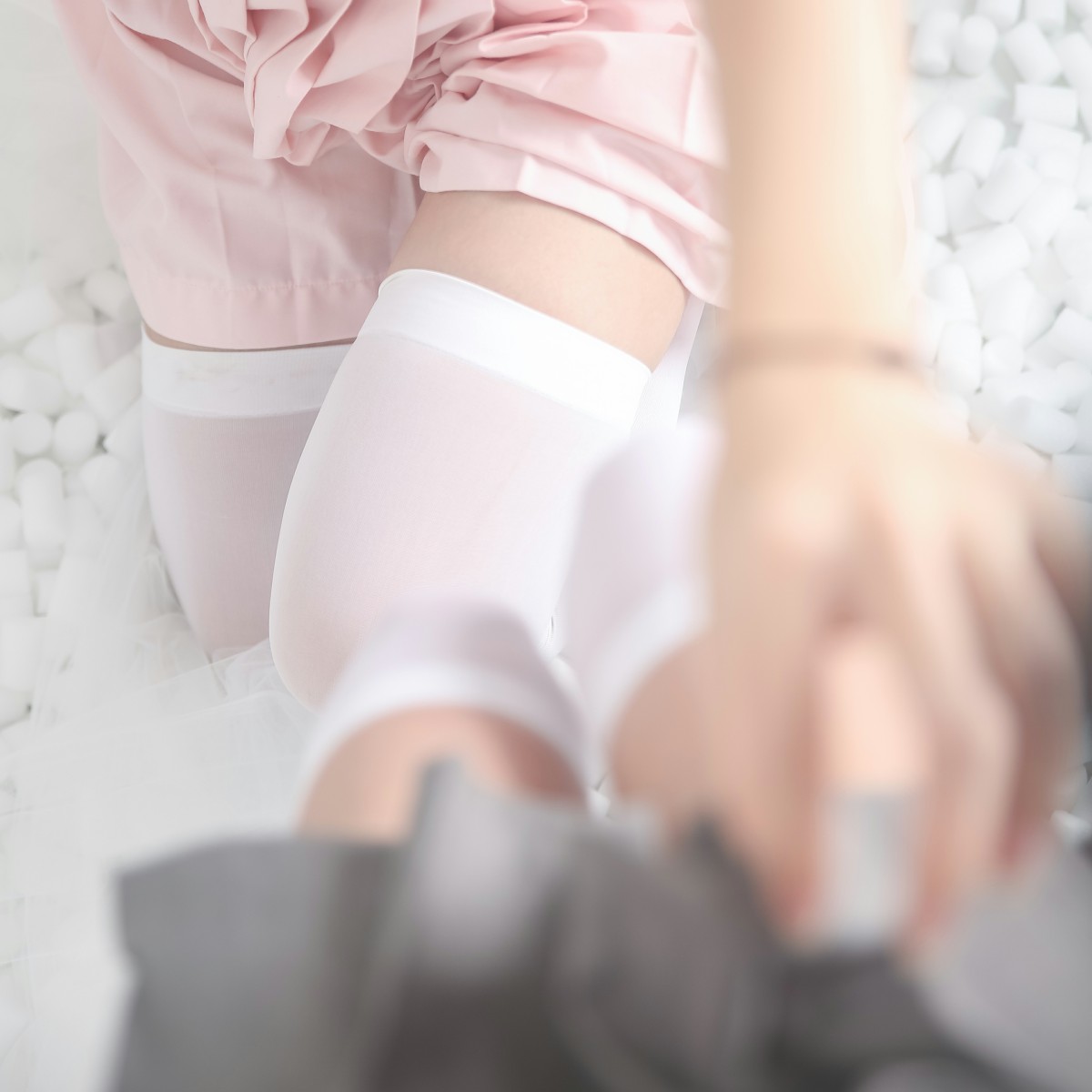 萝莉风COS 桜桃喵&amp;amp;鳗鱼霏子 – 百合 – COSPLAY