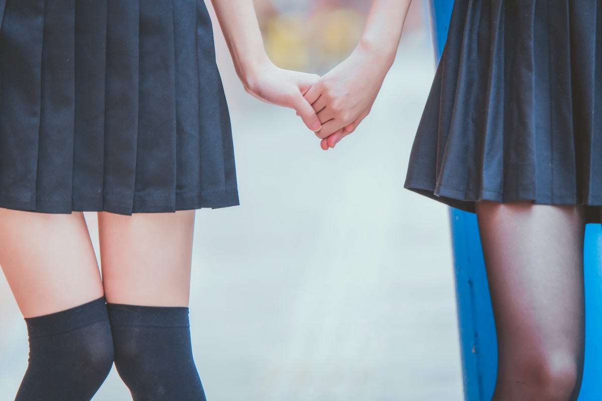 萝莉风COS 桜桃喵&amp;amp;疯猫ss – JK百合2 – COSPLAY