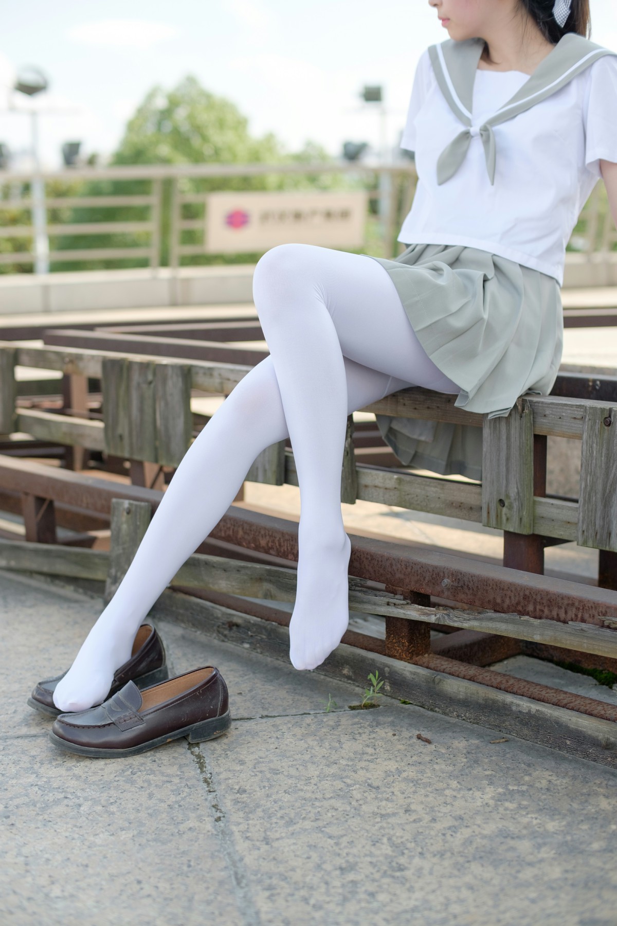 [森萝财团]R15-026JK白丝户外 – COSPLAY