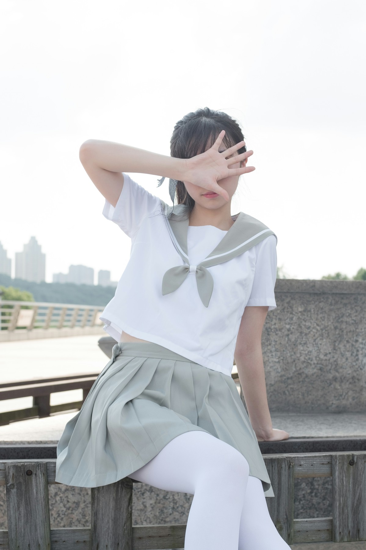 [森萝财团]R15-026JK白丝户外 – COSPLAY