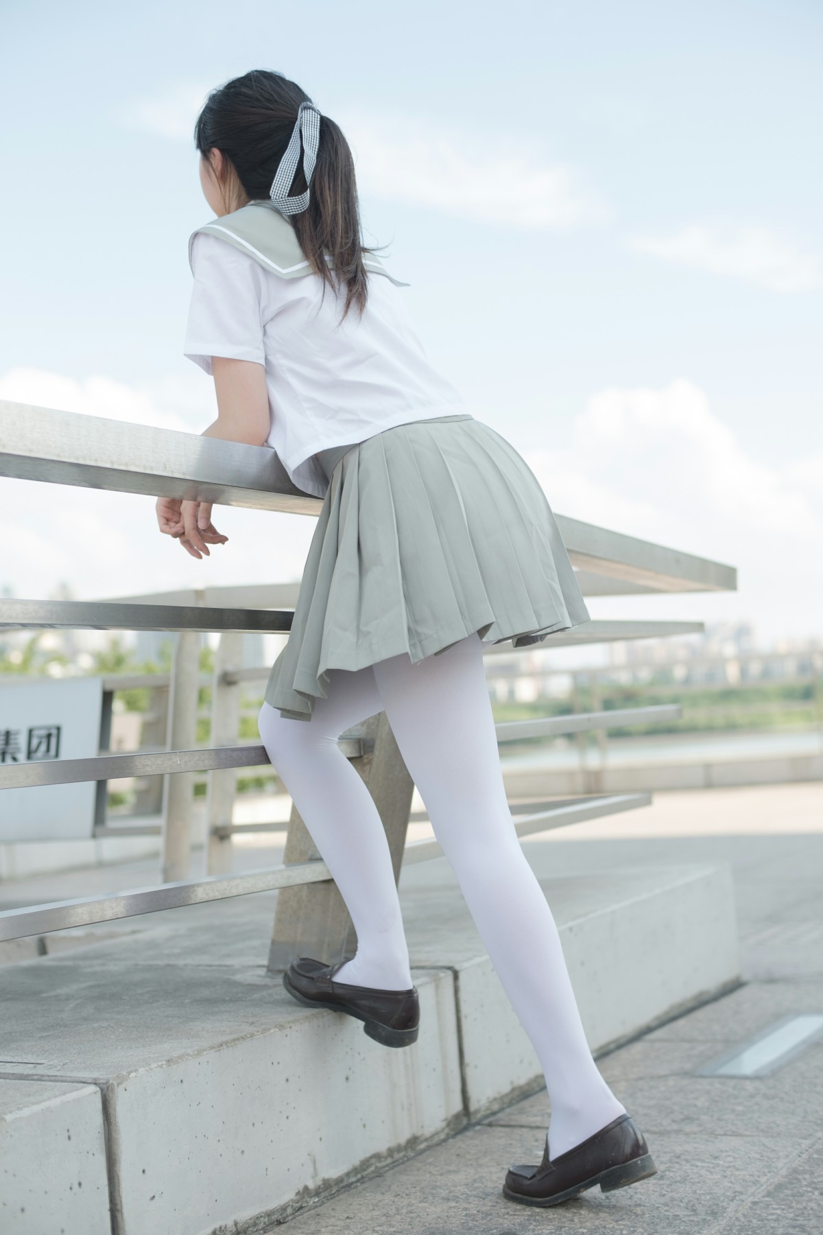[森萝财团]R15-026JK白丝户外 – COSPLAY