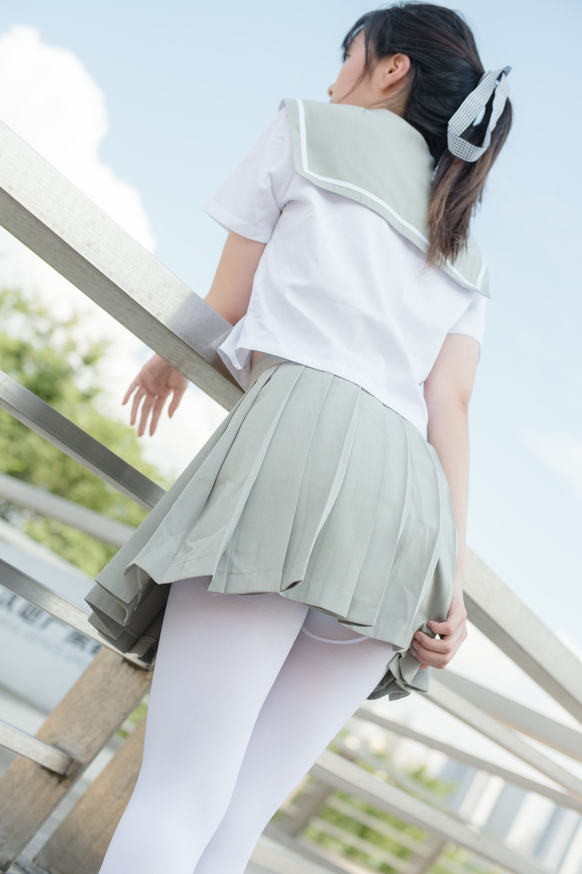 [森萝财团]R15-026JK白丝户外 – COSPLAY