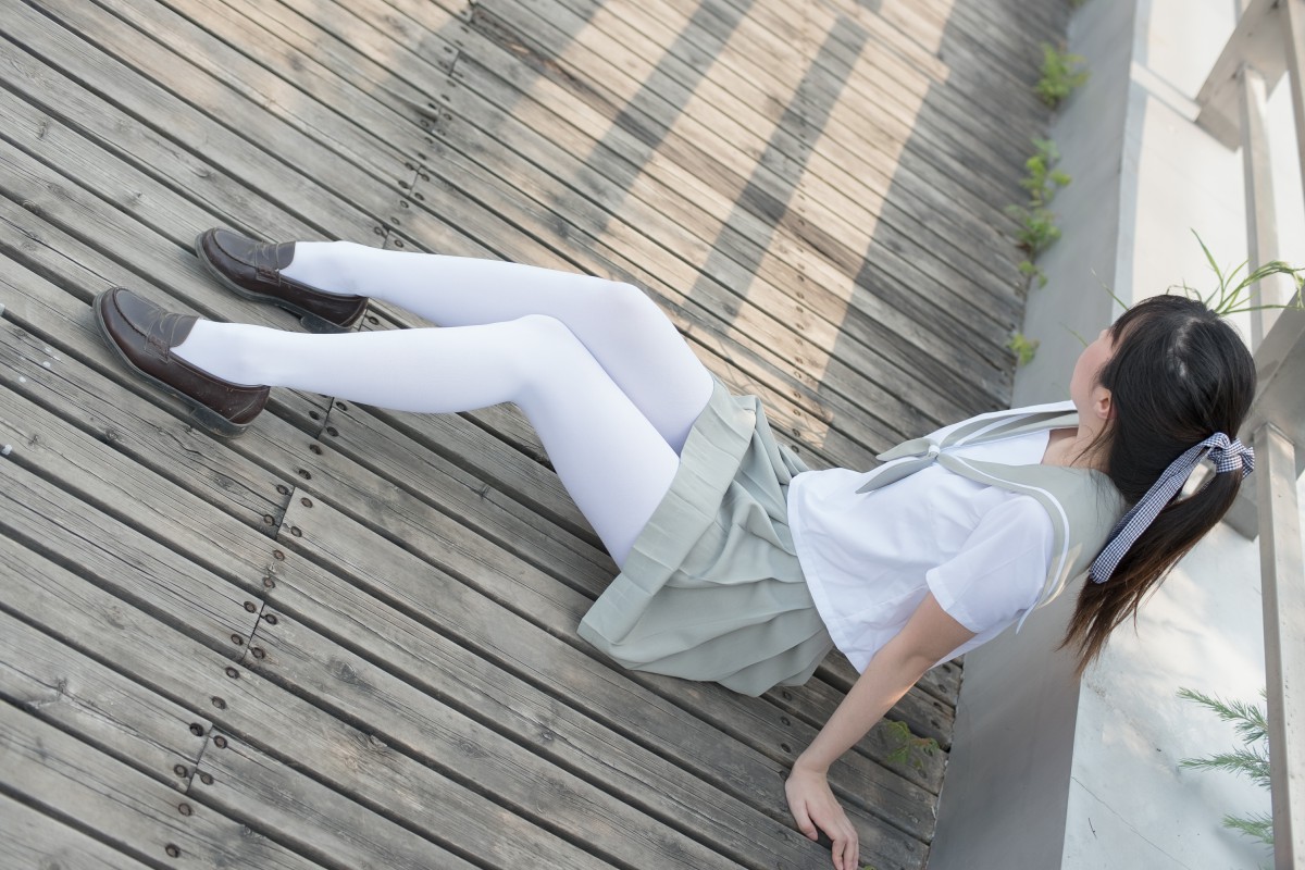 [森萝财团]R15-026JK白丝户外 – COSPLAY