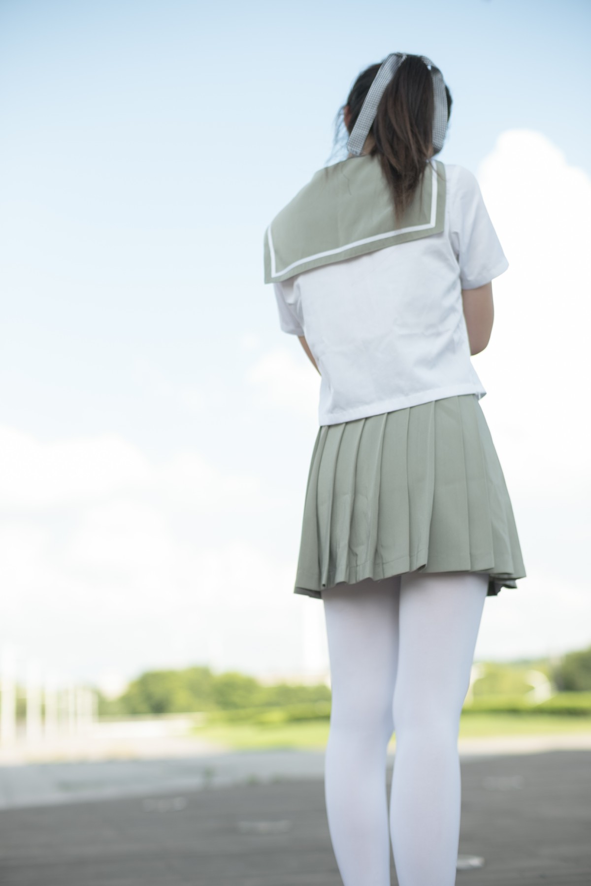 [森萝财团]R15-026JK白丝户外 – COSPLAY