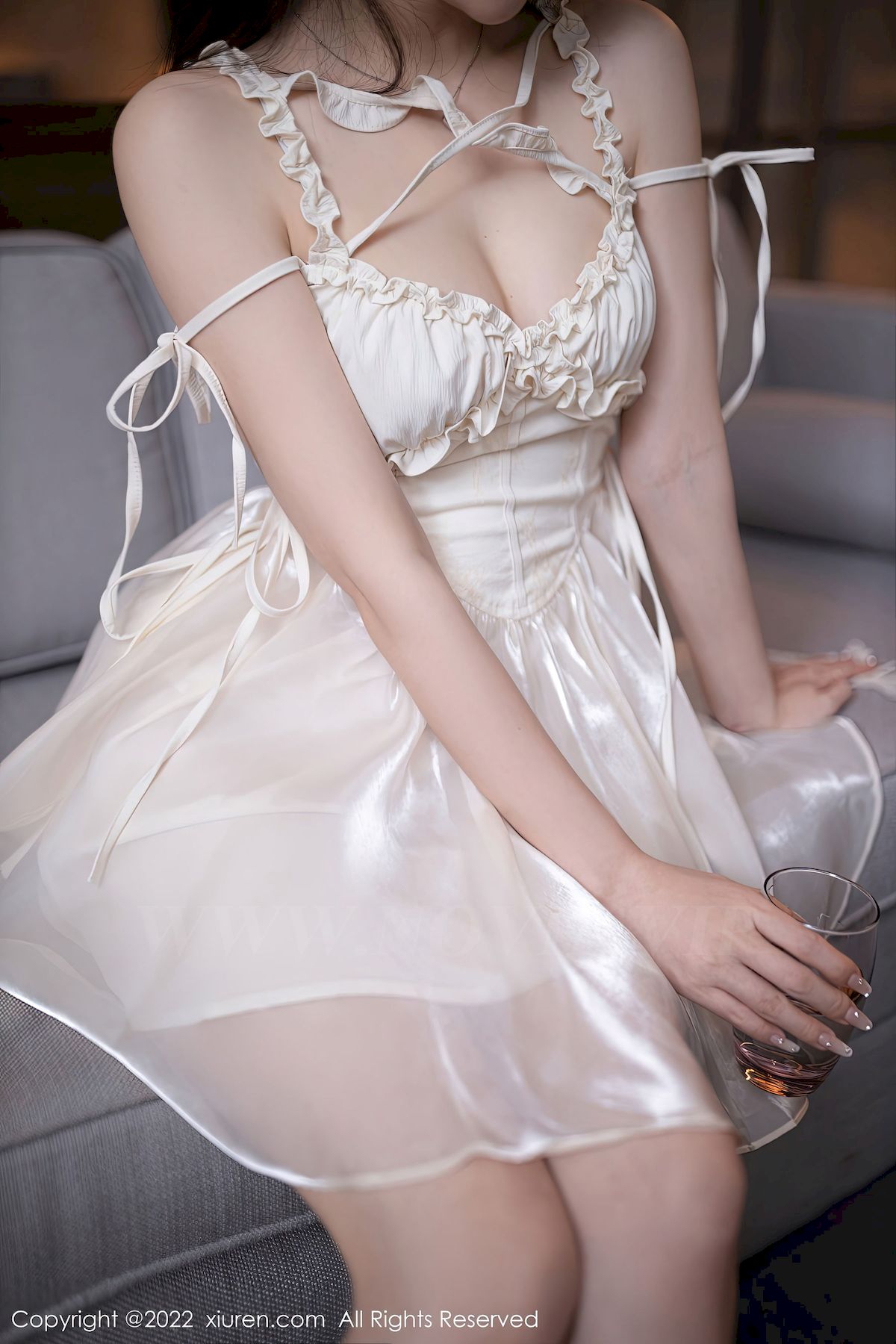 [秀人XiuRen] No.5776 模特鱼子酱Fish – 薄纱短裙+模特招聘主题旅拍