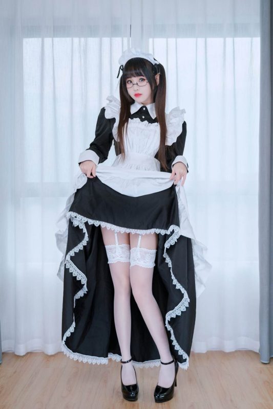 miko酱ww – 生日限定女仆 26P-御萝部落