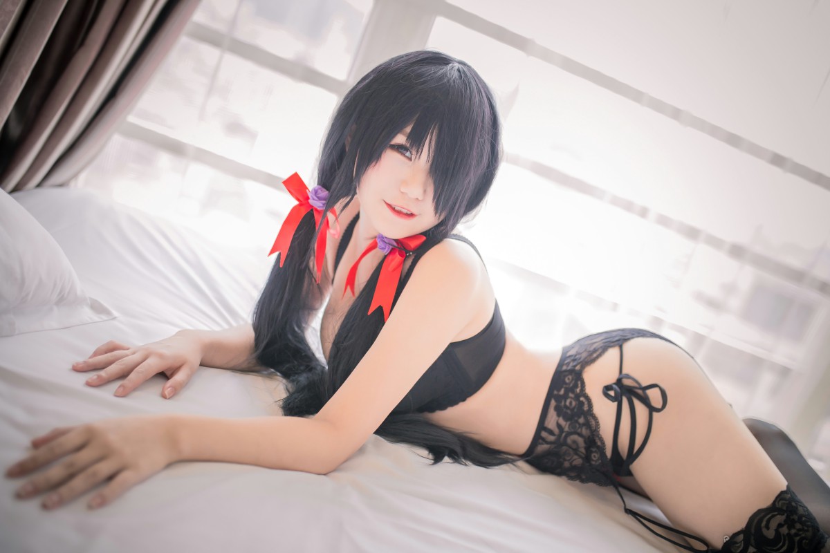 性感人气COSER Yoko宅夏Cos – 狂三内衣 – COSPLAY