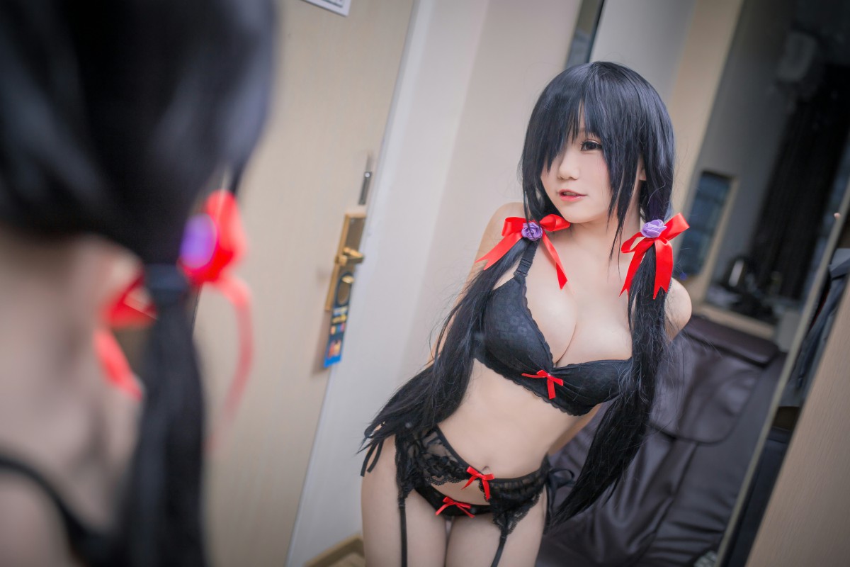性感人气COSER Yoko宅夏Cos – 狂三内衣 – COSPLAY