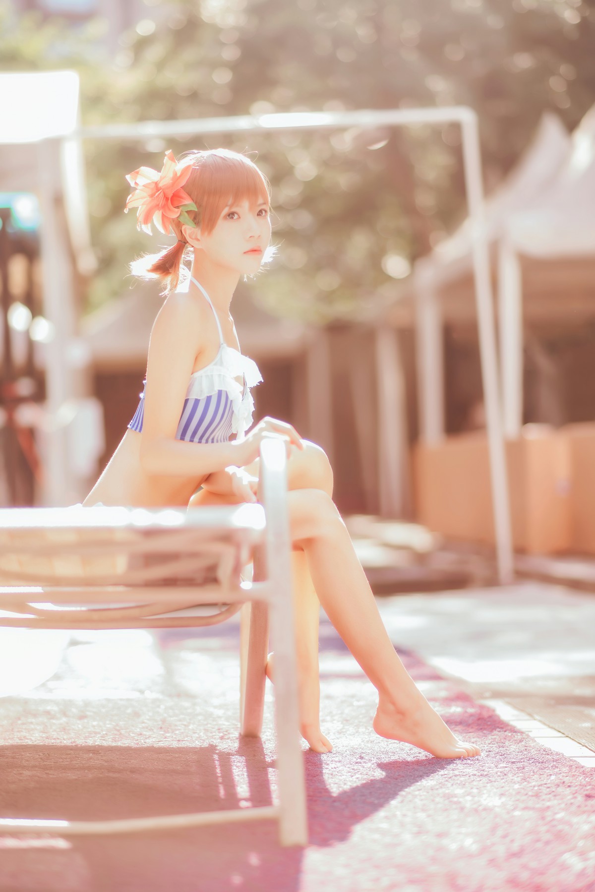 萝莉风COS 桜桃喵 – 炮姐 – COSPLAY