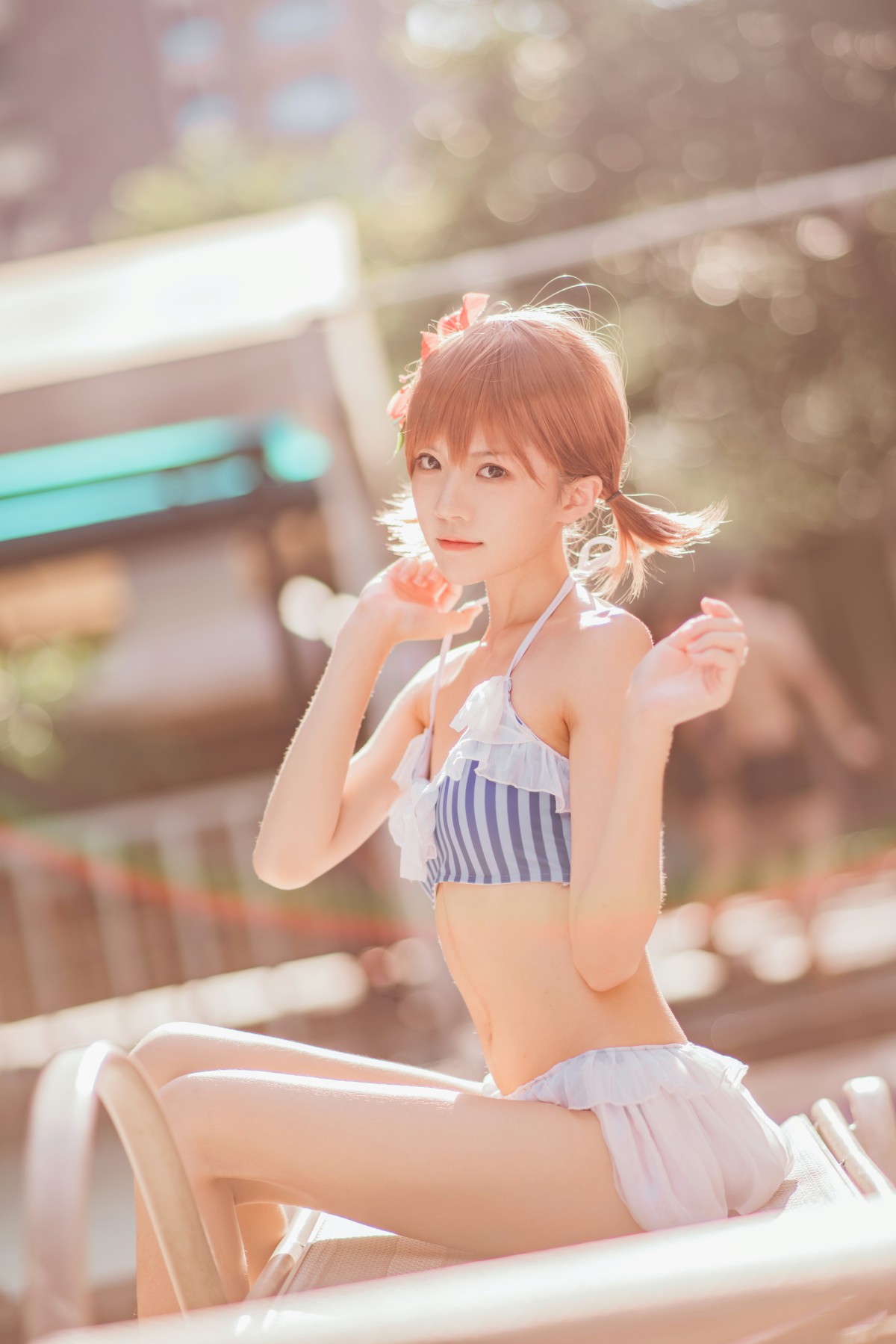 萝莉风COS 桜桃喵 – 炮姐 – COSPLAY