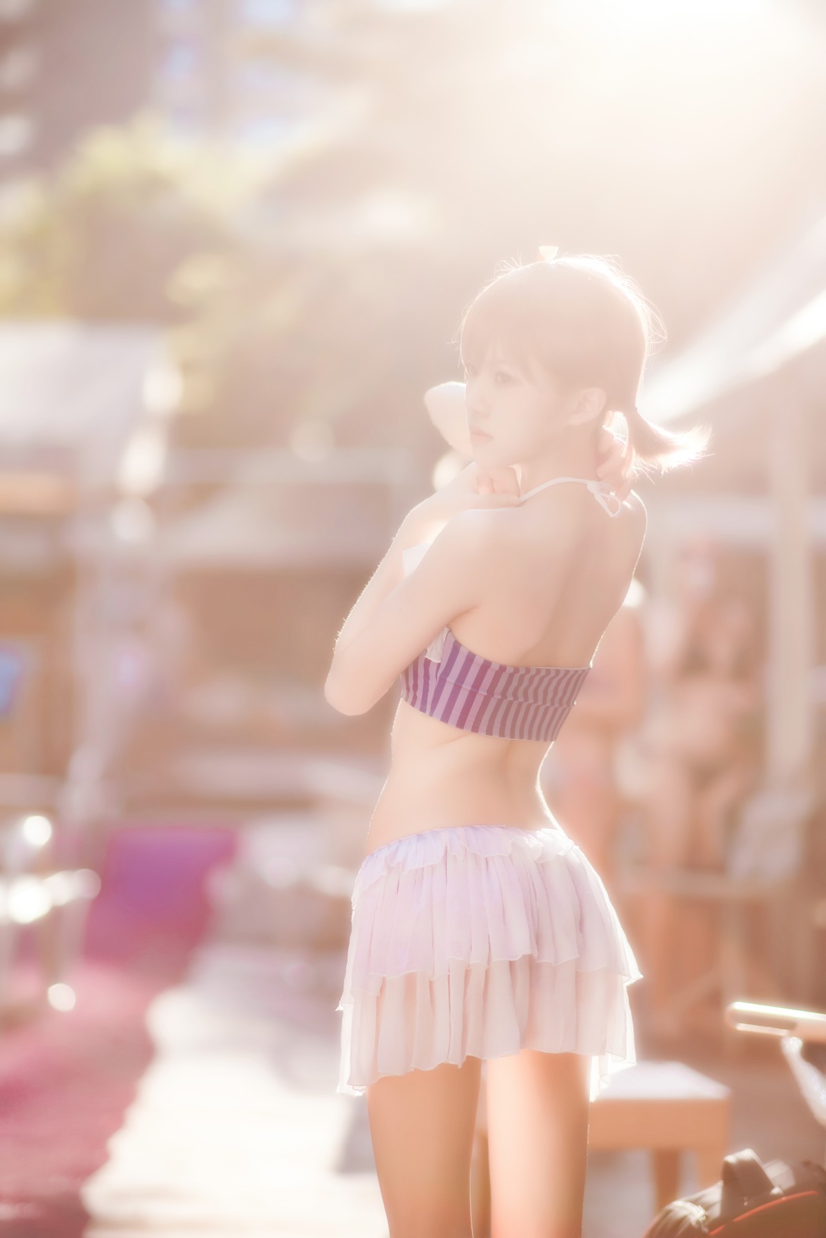 萝莉风COS 桜桃喵 – 炮姐 – COSPLAY