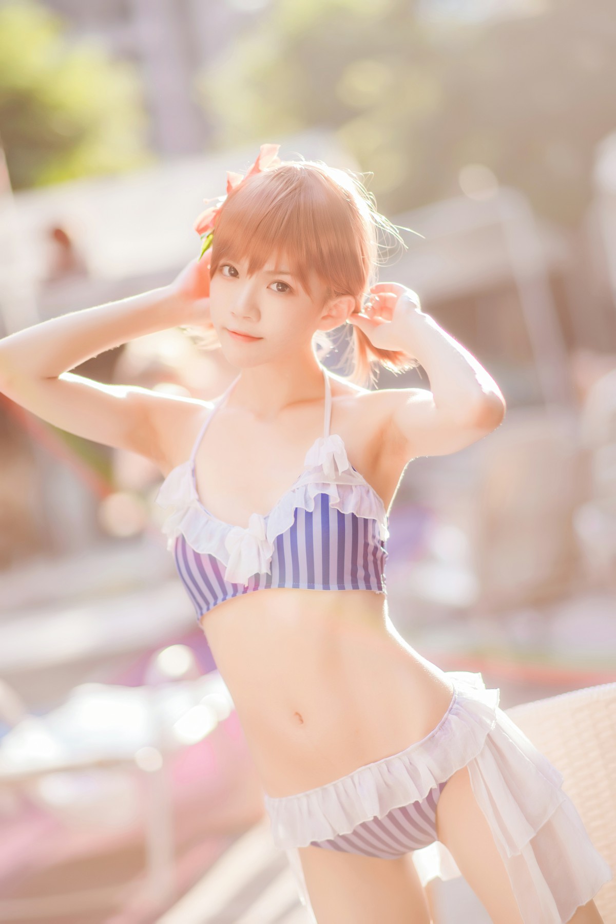 萝莉风COS 桜桃喵 – 炮姐 – COSPLAY