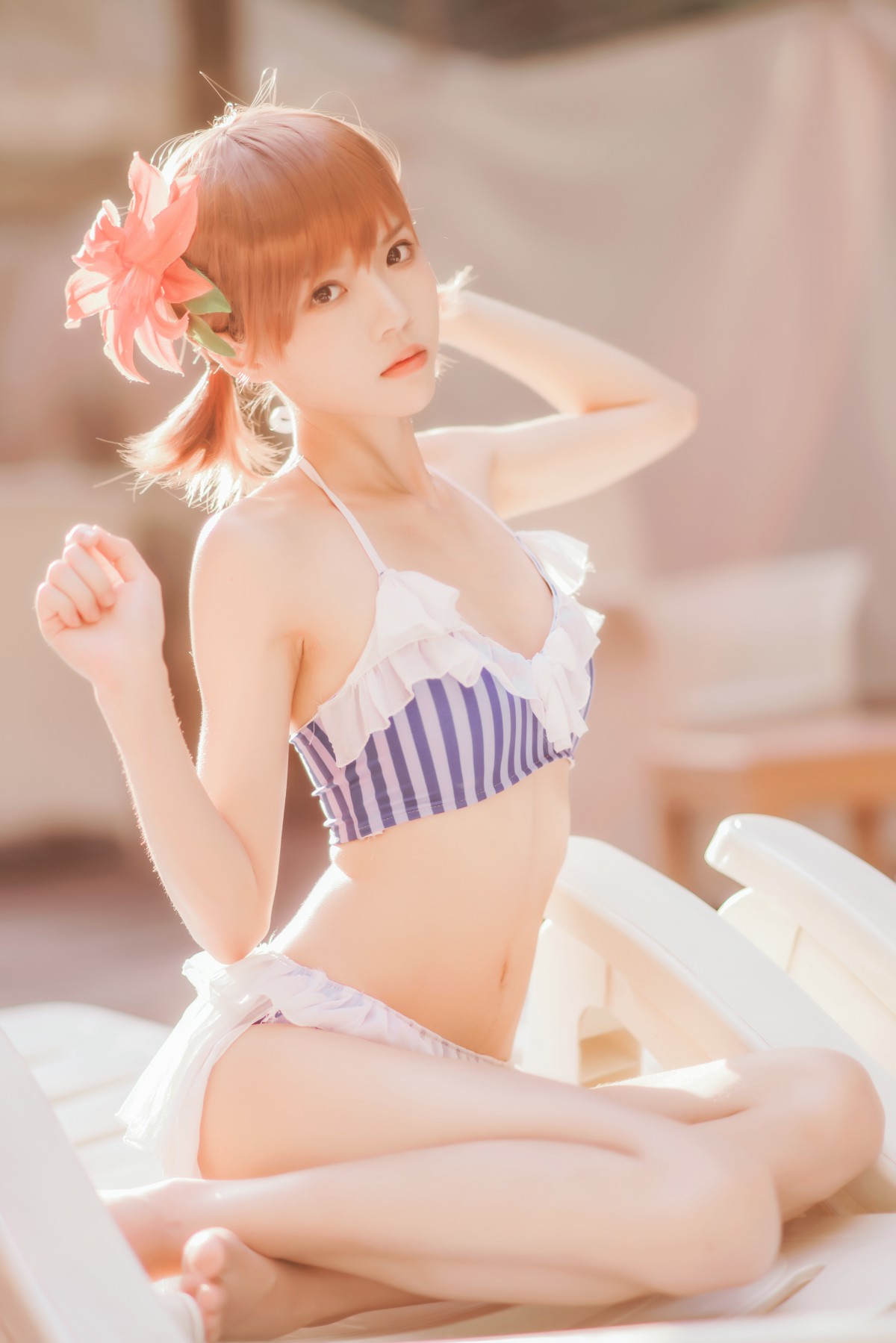 萝莉风COS 桜桃喵 – 炮姐 – COSPLAY