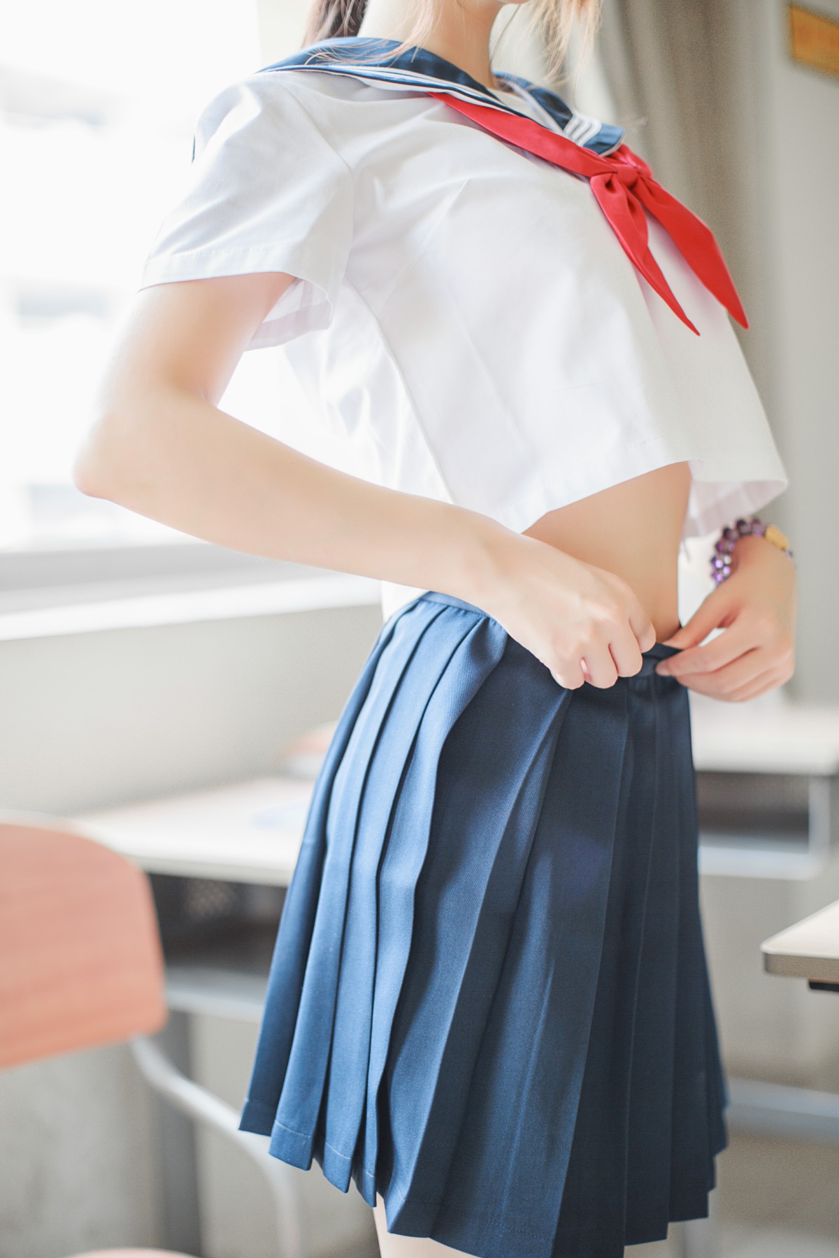 COS美女 疯猫ss – 同桌的水手服 – COSPLAY