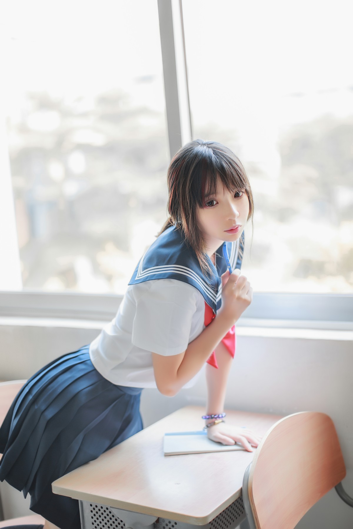 COS美女 疯猫ss – 同桌的水手服 – COSPLAY