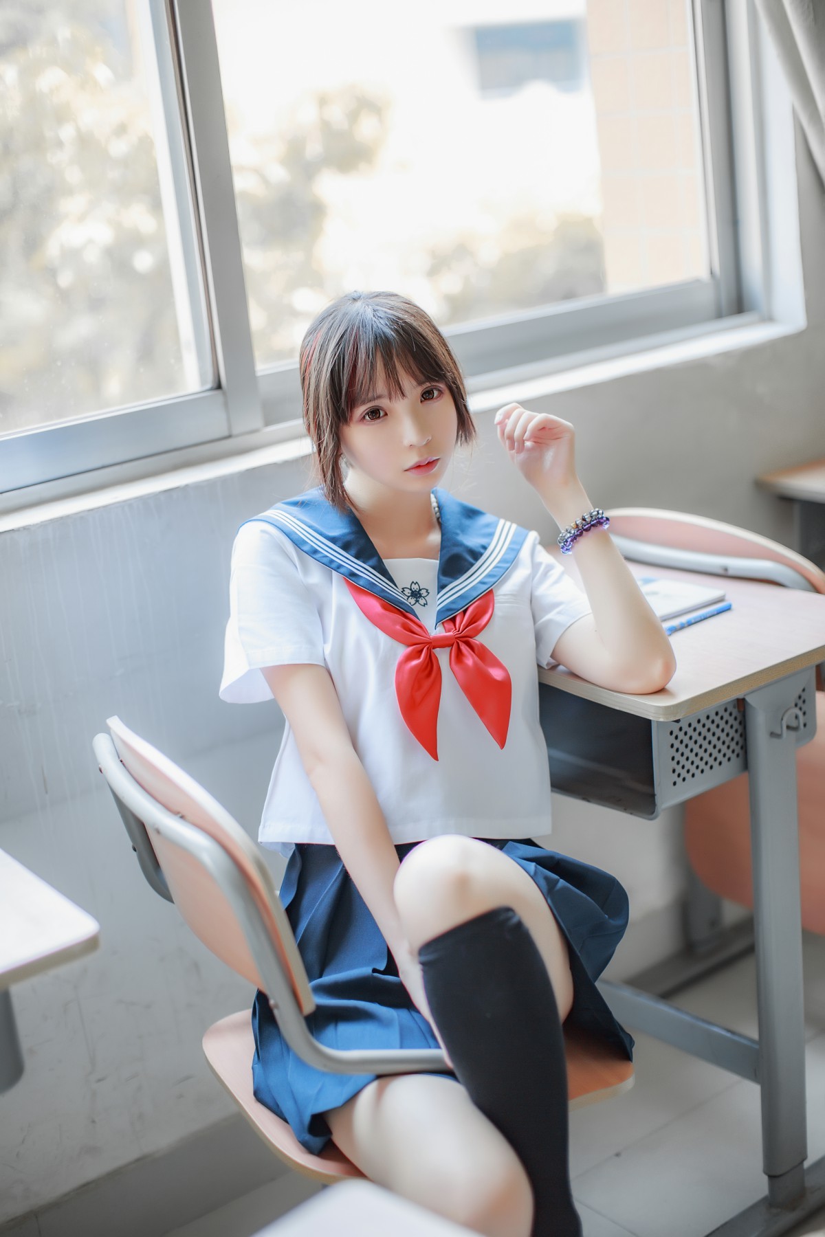 COS美女 疯猫ss – 同桌的水手服 – COSPLAY
