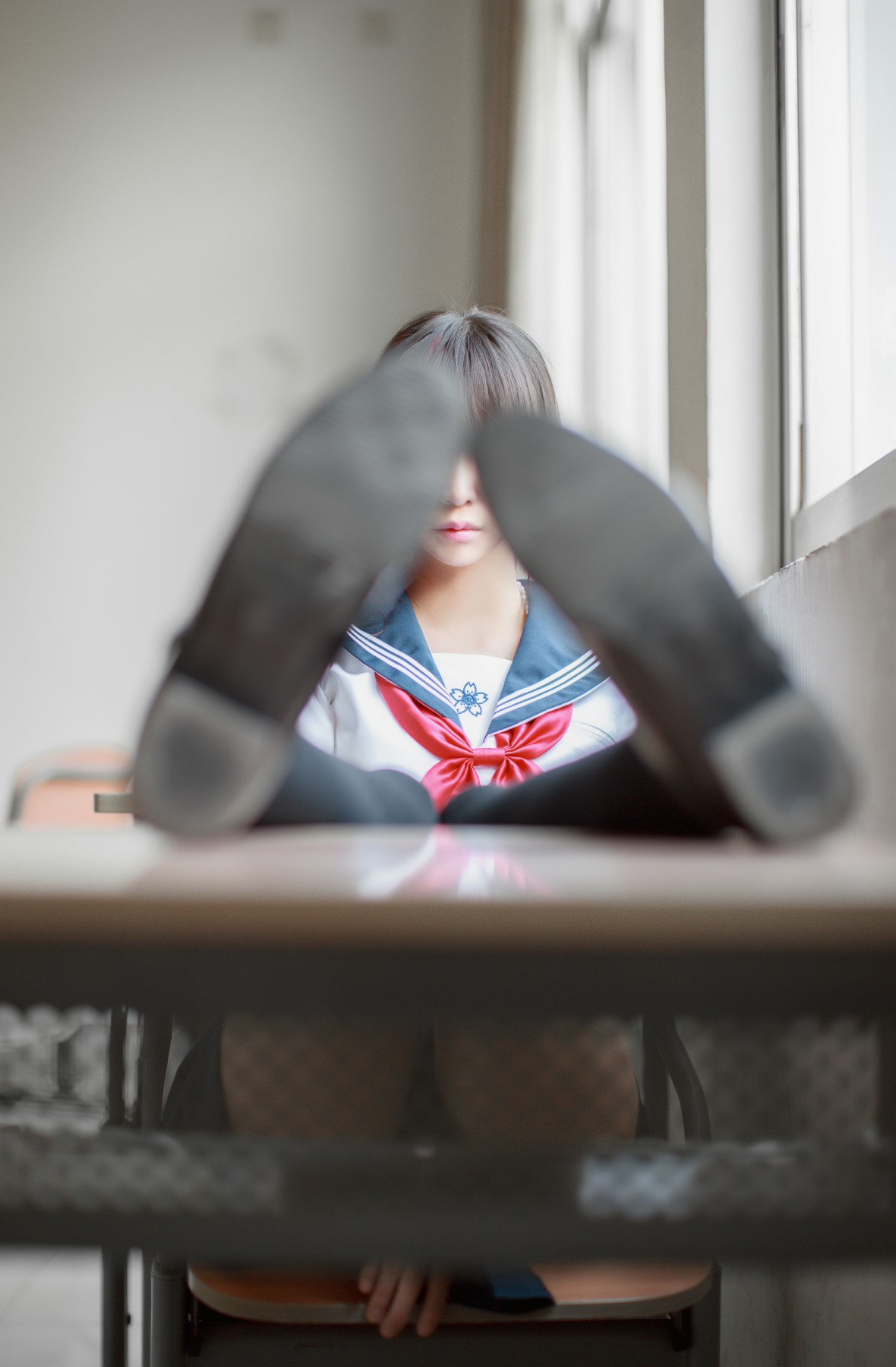 COS美女 疯猫ss – 同桌的水手服 – COSPLAY