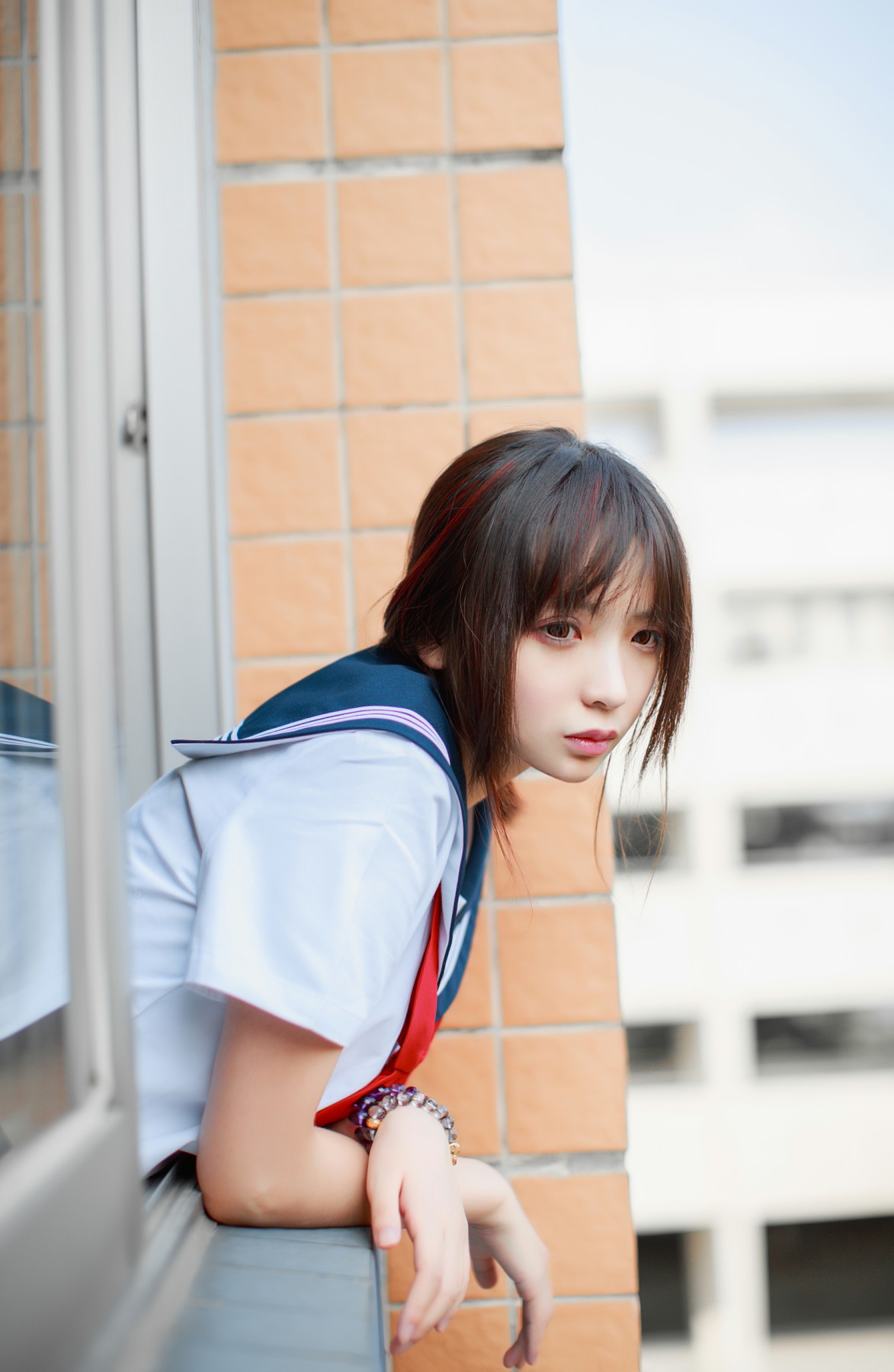 COS美女 疯猫ss – 同桌的水手服 – COSPLAY